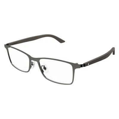 Montblanc Demo Rectangular Men's Eyeglasses Mb0361o 003 54 In Gray