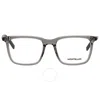 Montblanc Demo Square Men's Eyeglasses Mb0011o 009 52