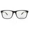Montblanc Demo Square Men's Eyeglasses Mb0035o 005 57 In Black