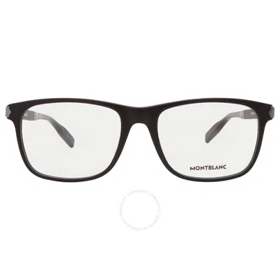 Montblanc Demo Square Men's Eyeglasses Mb0035o 005 57 In Black