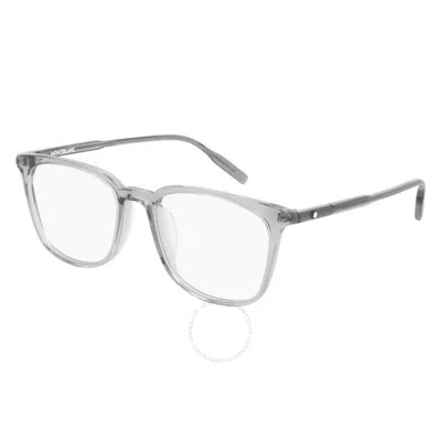 Montblanc Demo Square Men's Eyeglasses Mb0089ok 003 52 In Gray