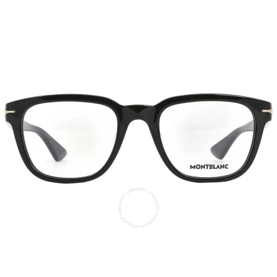Montblanc Demo Square Men's Eyeglasses Mb0305o 005 53 In Black