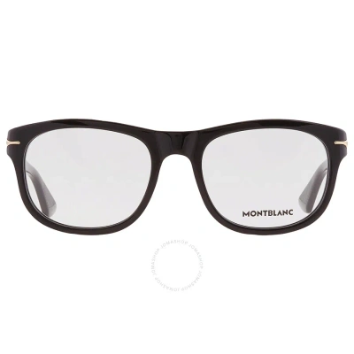 Montblanc Demo Square Men's Eyeglasses Mb0306o 001 53 In Black