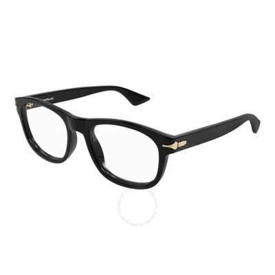 Montblanc Demo Square Men's Eyeglasses Mb0306o 005 55 In Black