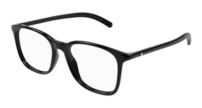 Montblanc Demo Square Men's Eyeglasses Mb0327o 001 54 In Black