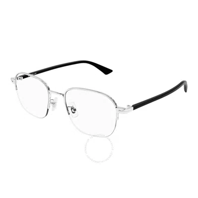 Montblanc Demo Square Men's Eyeglasses Mb0341o 001 53 In Metallic