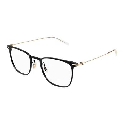 Montblanc Demo Square Men's Eyeglasses Mb0356o 006 53 In Gold