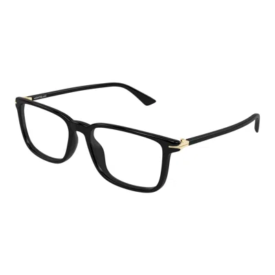 Montblanc Demo Square Men's Eyeglasses Mb0437o 001 54 In Black