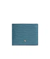 Montblanc Double-fold Wallet In Blue