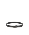 Montblanc Horseshoe Shiny Palladium Finish Pin Buckle Belt