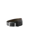Montblanc Mens Saffiano Leather Belt In Black