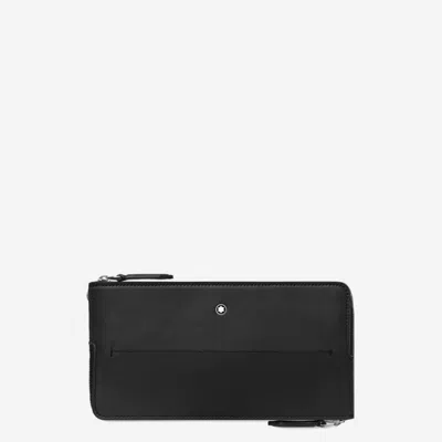 Montblanc Double Smartphone Case Meisterstück Selection Soft In Black