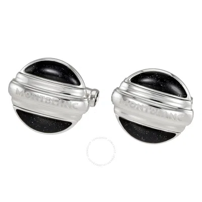 Montblanc Elegance Reversible Lacquer Cufflinks 109775 In White/black