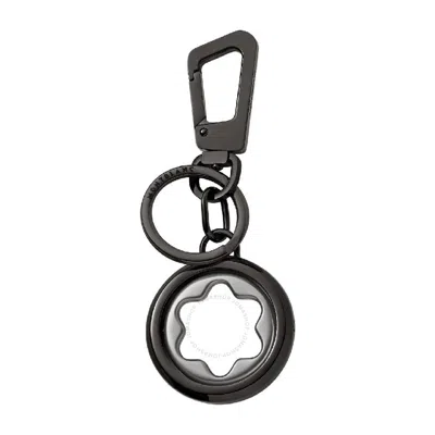 Montblanc Meisterstück Spinning-emblem Key Fob In Black