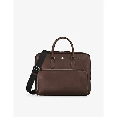 Montblanc Ens  Sartorial Leather Document Briefcase
