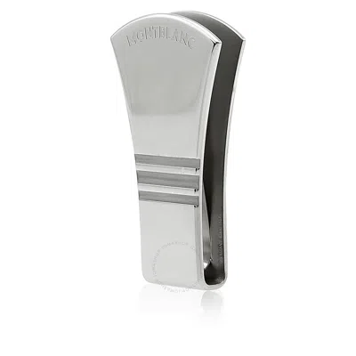 Montblanc Essential Stirrup Sartorial Money Clip In Silver Tone