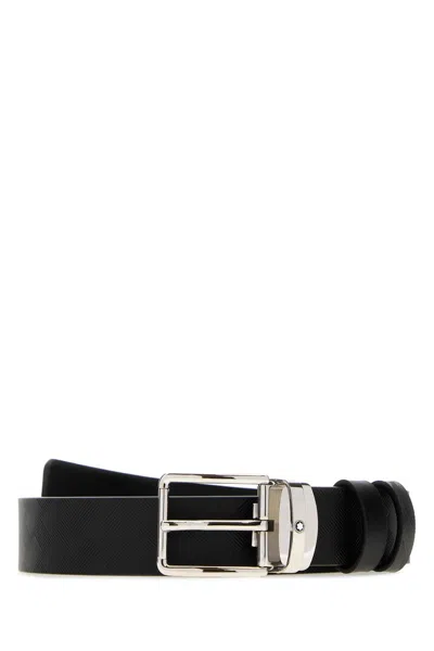 Montblanc Everyday Reversible Belt In Black