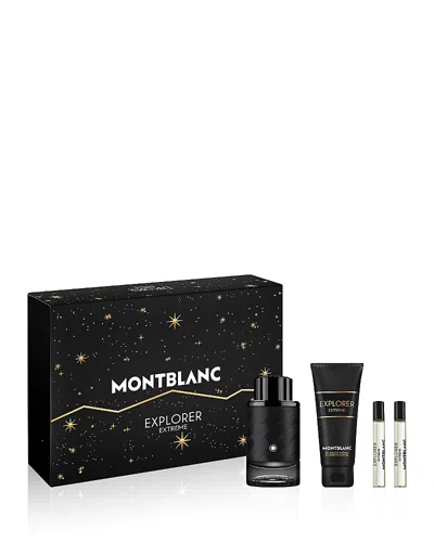 Montblanc Explorer Extreme Parfum Gift Set In Black