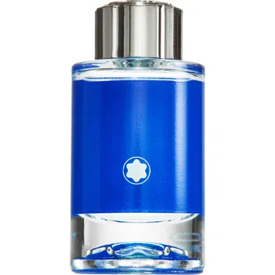 Montblanc Explorer Ultra Blue Eau De Parfum In Transparent