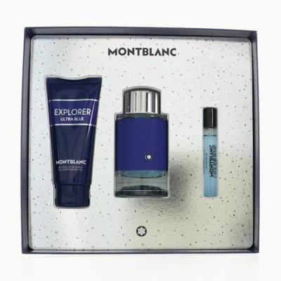 Montblanc Explorer Ultra Blue Mini 3 Piece Set: Eau De Parfum & Shower Gel
