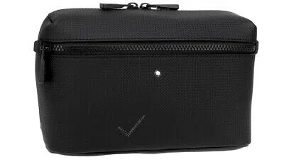 Pre-owned Montblanc Extreme 2.0 Black Leather 24x16x6.5cm Shoulder Bag 123940