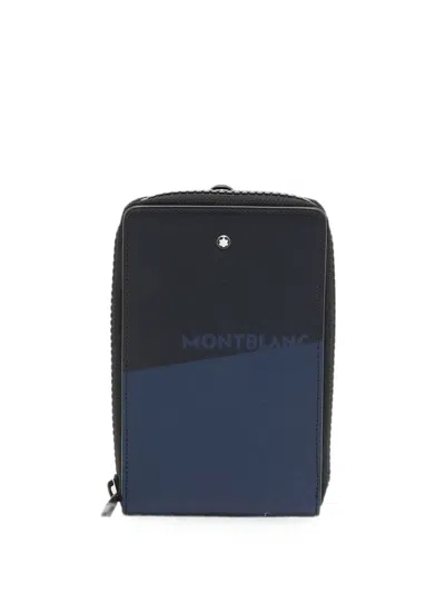 Pre-owned Montblanc Extreme 2.0 Zip-up Clutch Bag In Black