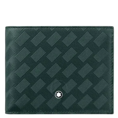 Montblanc Extreme 3.0 6cc Embossed Leather Wallet In Green
