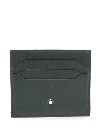 Pre-owned Montblanc Extreme 3.0 Card Holder In Green