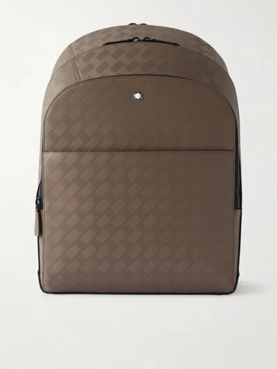 Montblanc Extreme 3.0 Large Textured-leather Backpack In Brown