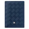 Montblanc Extreme 3.0 Leather 4cc Card Holder In Blue