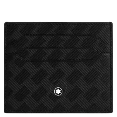 Montblanc Extreme 3.0 Leather 6cc Card Holder In Black