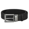 Montblanc Extreme 3.0 Leather Belt In Black