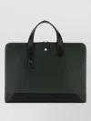 Montblanc Extreme 3.0 Leather Briefcase Top Handles In Green