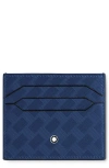 Montblanc Extreme 3.0 Leather Card Case In Blue