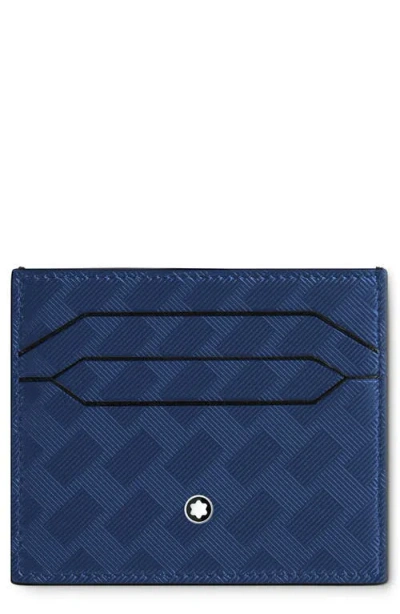Montblanc Extreme 3.0 Leather Card Case In Blue