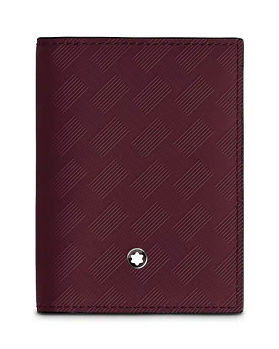 Montblanc Extreme 3.0 Leather Card Case In Dark Red
