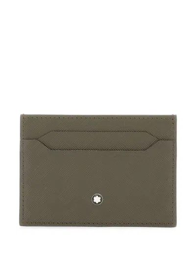 Montblanc Extreme 3.0 Leather Card Holder In Green