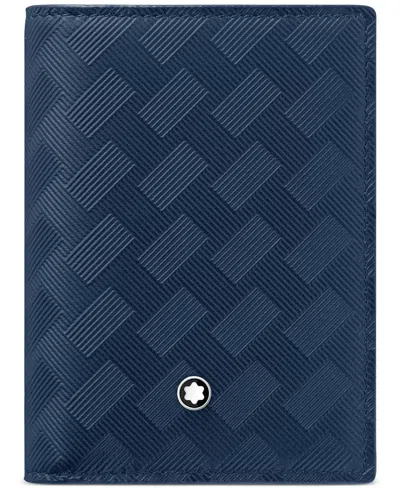 Montblanc Extreme 3.0 Leather Card Holder In Blue