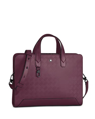 Montblanc Extreme 3.0 Leather Document Bag In Dark Red