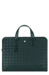 Montblanc British Green Extreme 3.0 Leather Document Case In Green