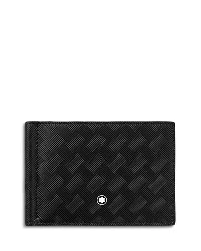 Montblanc Extreme 3.0 Wallet 6cc With Money Clip In Black