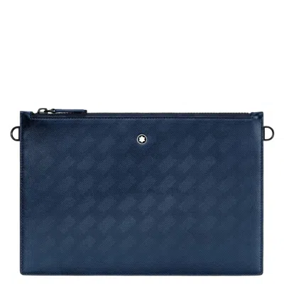 Montblanc Extreme 3.0 Leather Pouch In Blue