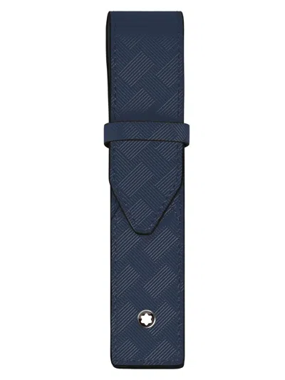 Montblanc Extreme 3.0 Leather Single-pen Pouch In Blue
