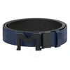 Montblanc Extreme 3.0 M Buckle Reversible Leather Belt In Blue