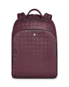 Montblanc Extreme 3.0 Medium Three Compartment Leather Backpack In Dark Red