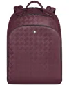Montblanc Extreme 3.0 Medium Three Compartment Leather Backpack In Cassis