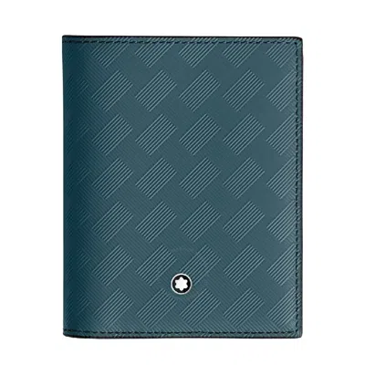 Montblanc Extreme 3.0 Motif Leather Wallet In Blue