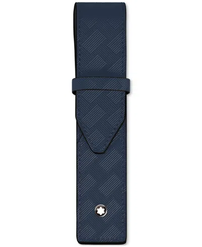Montblanc Extreme 3.0 One-pen Leather Pouch In Blue