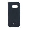 Montblanc Extreme Hard Shell Black Leather Case For Samsung Galaxy S6 Edge Sm-g925 In Black