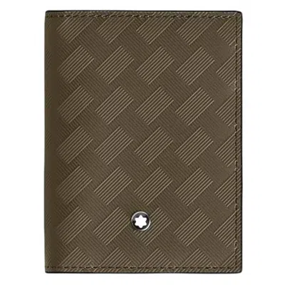 Montblanc Extreme Leather 4cc Card Holder In Sand